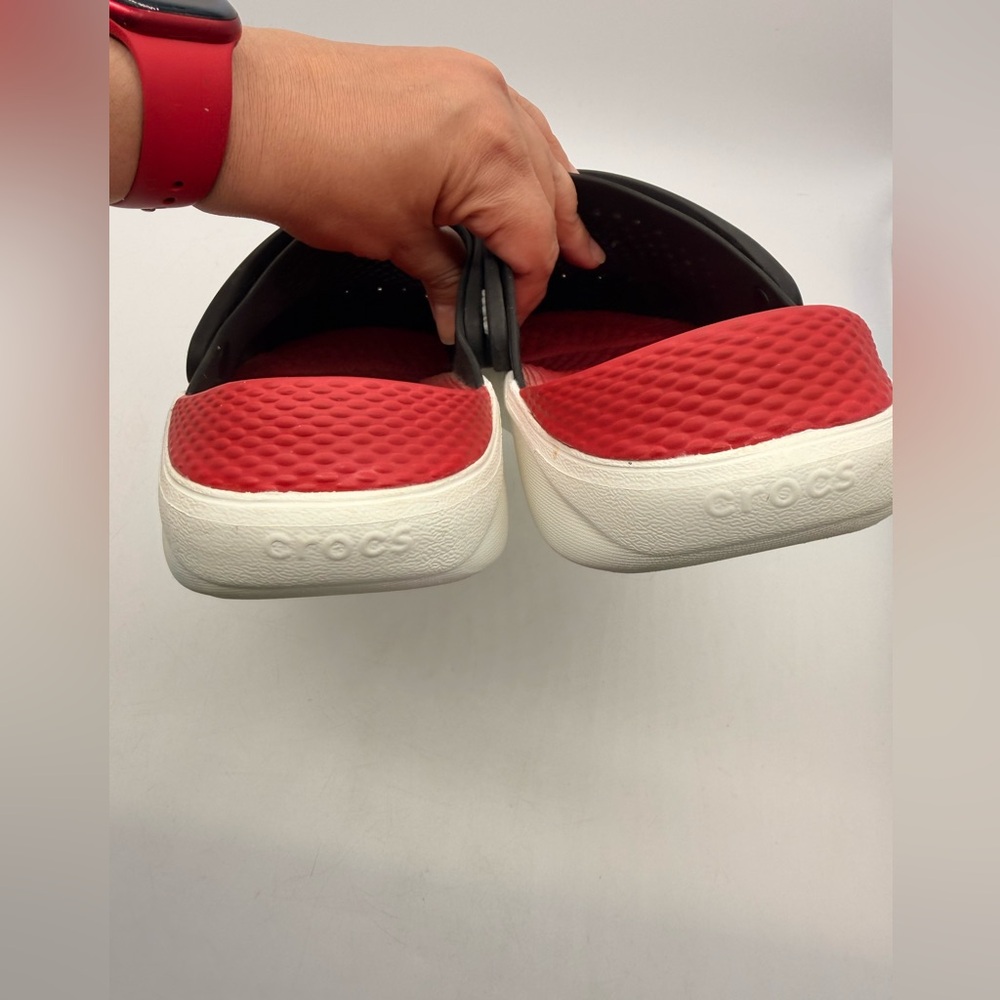 Crocs Inmotion Literide Black/ Slip-On Clogs Summer Waterproof men’s 10/women 12 - Picture 5 of 7